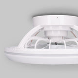 GSC Bhoor Ventilador plafón rotativo con luz CCT regulable y mando Ø50 7 aspas DC Blanco 300005080