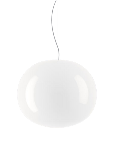 Lodes Lámpara colgante Volum esfera bola Ø42cm blanco brillante lacado