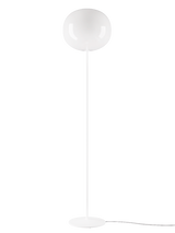 Lodes Lámpara de pie Volum Long blanco brillante lacado 186cm Ø42cm 18774-1200