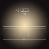 Philips Hue Aplique de pared Adore blanco White Ambiance 15W IP44 871951434093000 1620lm