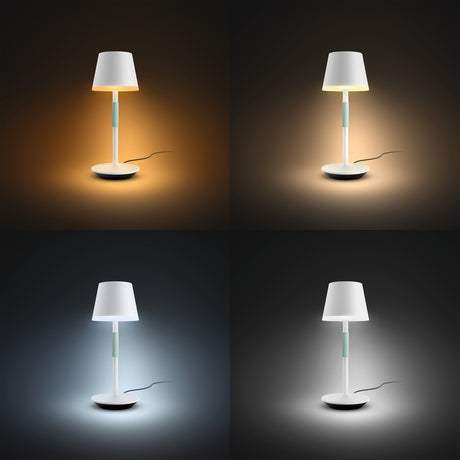 Philips Hue White and Color Ambiance Lámpara de mesa Go blanco RGBW 6W IP54 530lm 40457100 - imagen 7