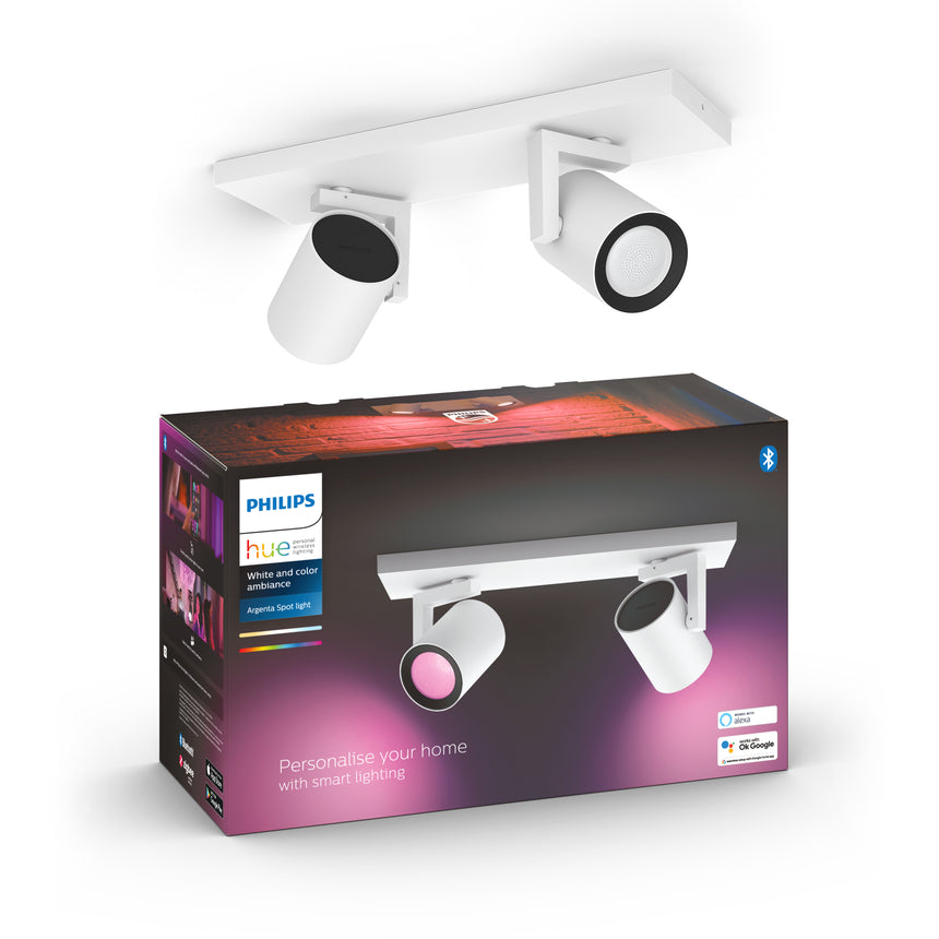 Philips Hue White and Color Ambiance Foco Argenta blanco RGBW 6W 5062231P7 350lm