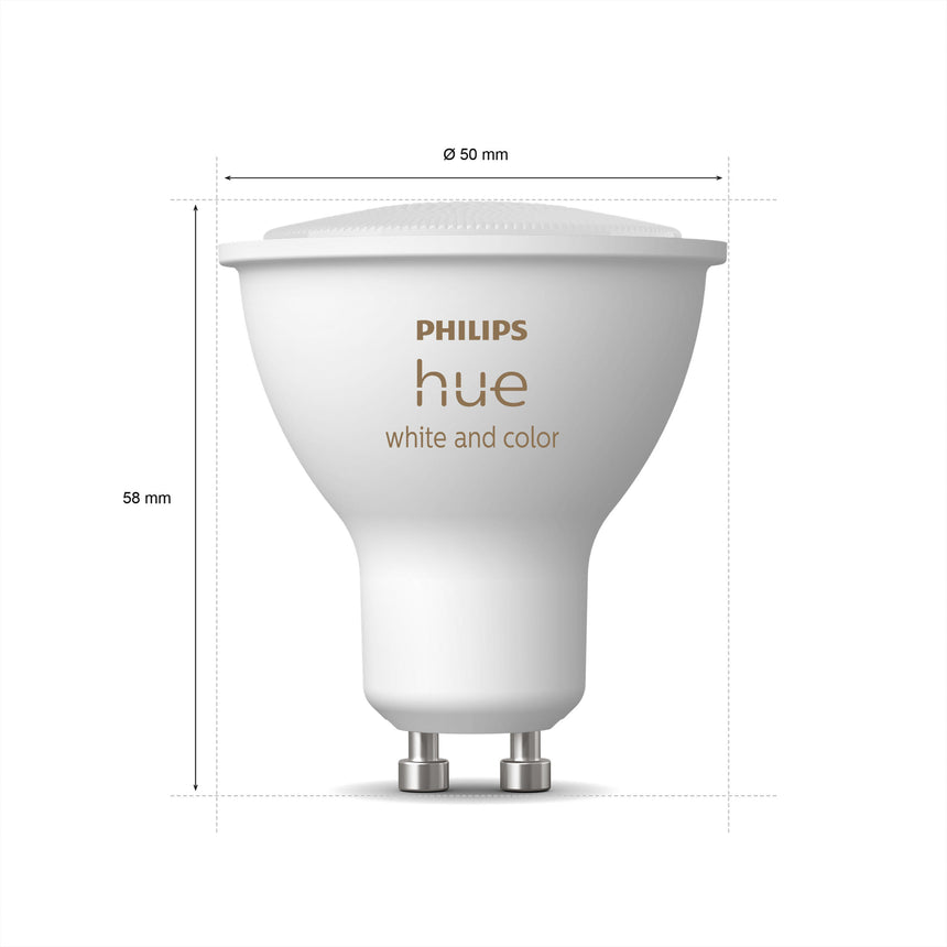 Philips Hue White and Color Ambiance Kit de inicio negro RGBW 5W 400lm (5 uds) 8720169374560