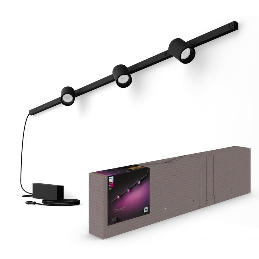 Philips Hue White and Color Ambiance Aplique de pared Perifo negro RGBW 5W 510lm 40784800