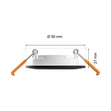 Philips Hue White and Color Ambiance Empotrable slim recessed light negro RGBW 8,3W IP44 8720169264151 - imagen 10