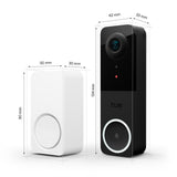 Philips Hue Security Timbre inteligente Secure hue negro IP54 (2 uds) 87201