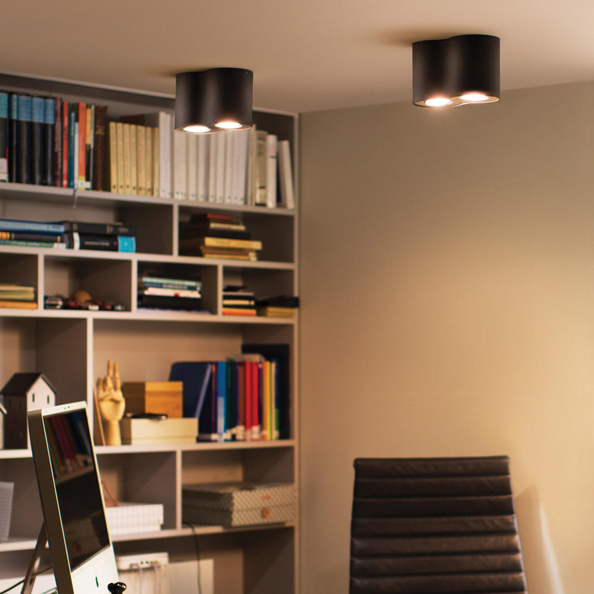 Philips Hue Foco 2 luces Pillar negro White Ambiance 4,2W 6500K 400lm 8720169320116 - imagen 4
