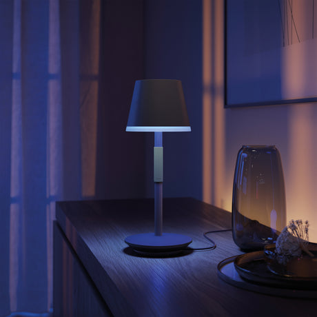 Philips Hue White and Color Ambiance Lámpara de mesa Go negro RGBW 6W IP54 871951440459500 - imagen 5