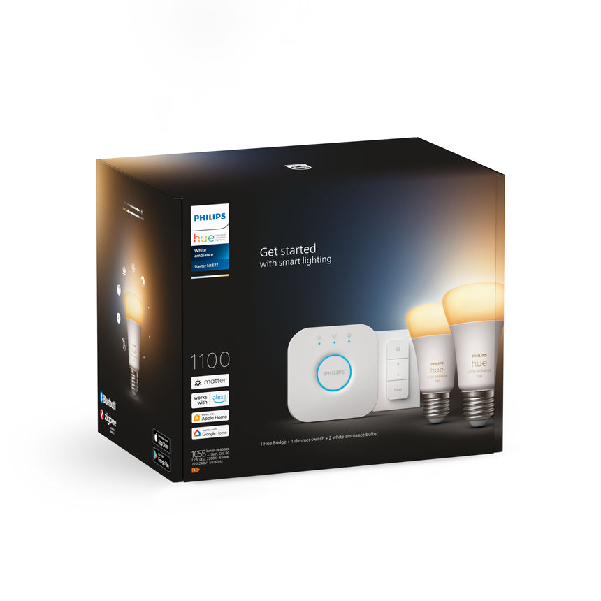 Philips Hue Kit de inicio blanco White Ambiance E27 11W 1055lm 29181200 - imagen 10