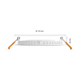 Philips Hue White and Color Ambiance Empotrable slim recessed light blanco RGBW 12W IP44 8720169264212 - imagen 10