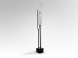 Lámpara de pie de salón Schuller Colette grande LED 3 luces oro rosa y negro 3000K XXL vista 2
