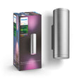 Philips Hue White and Color Ambiance Aplique de pared Appear plata RGBW 16W IP44 1746347P7