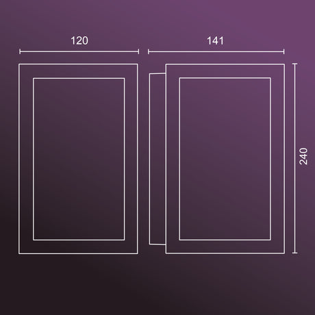 Philips Hue White and Color Ambiance Aplique de pared Impress negro RGBW 16W IP44 1745930P7 - imagen 7