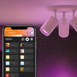 Philips Hue White and Color Ambiance Foco Fugato blanco RGBW 4,2W 1200lm 8720169319516 - imagen 3