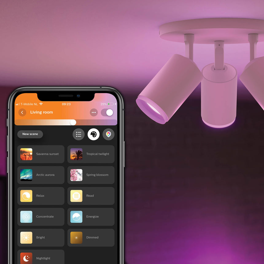 Philips Hue White and Color Ambiance Foco Fugato blanco RGBW 4,2W 1200lm 8720169319516 - imagen 3
