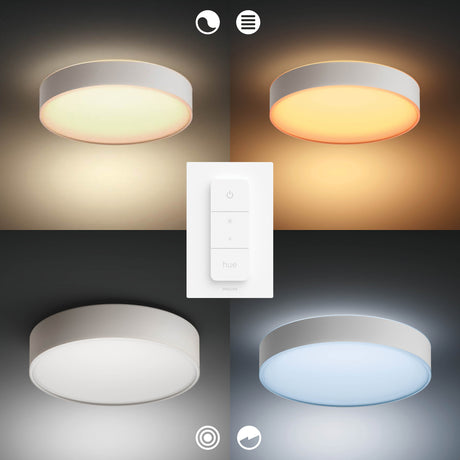 Philips Hue Plafón Enrave blanco White Ambiance 19W 4115931P6 2450lm - imagen 4