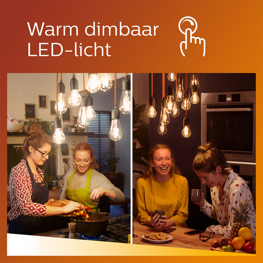 Bombilla LED Dicroica Philips WarmGlow regulable GU10 MR16 50W 2700K 700lm 774035 - imagen 3