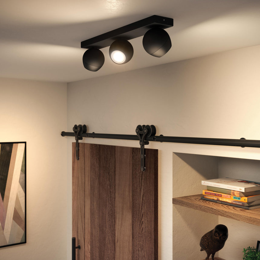 Philips Hue Foco Buckram negro White Ambiance 5W 871951433912500 350lm - imagen 4