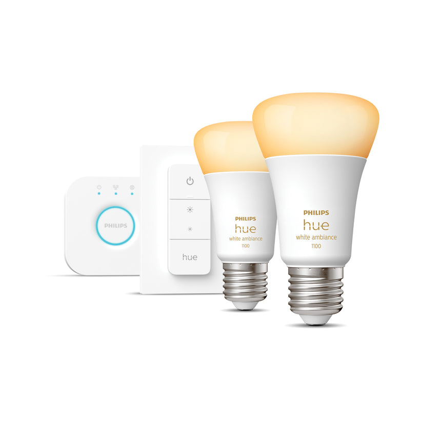 Philips Hue Kit de inicio blanco White Ambiance E27 11W 1055lm 29181200 - vista alternativa
