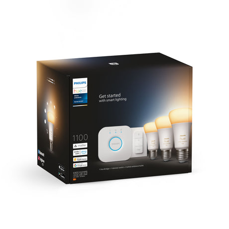 Philips Hue Kit de inicio blanco White Ambiance E27 11W 871951429123200 1055lm - imagen 10