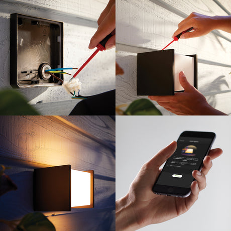 Philips Hue White Aplique de pared Fuzo blanco White 15W IP44 1160lm 38280000 - imagen 6