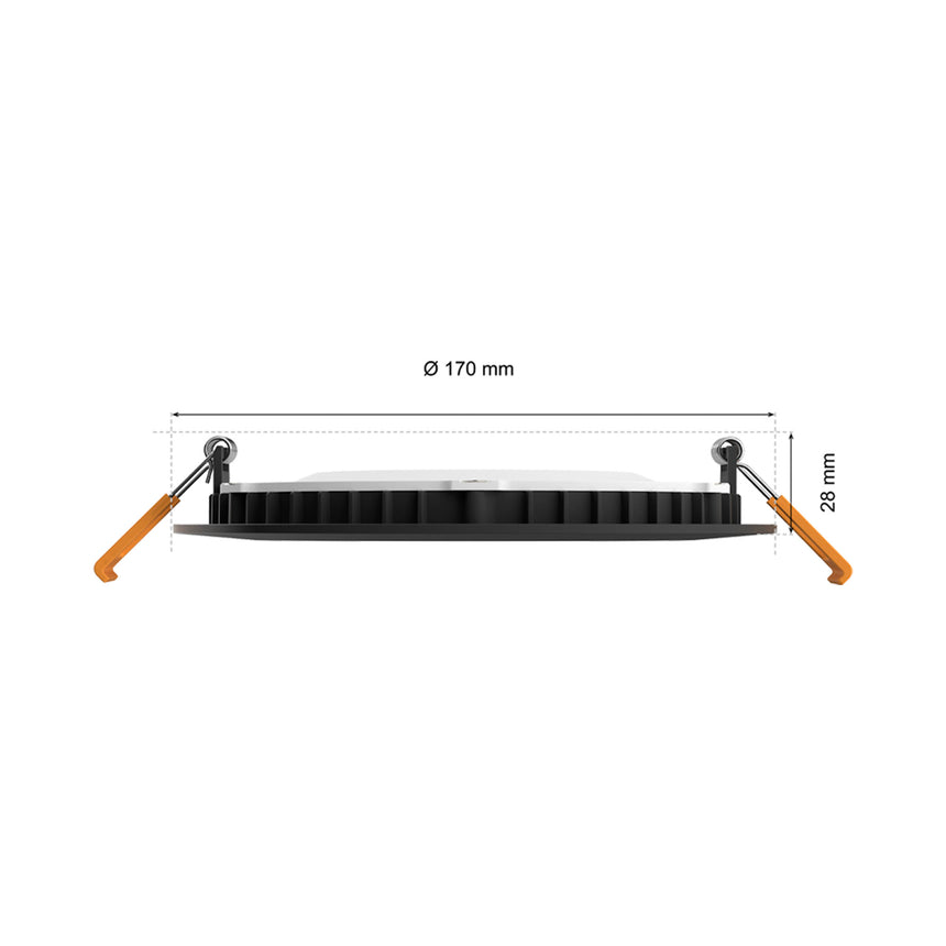 Philips Hue White and Color Ambiance Empotrable slim recessed light negro RGBW 12W IP44 872016926427400 - imagen 10