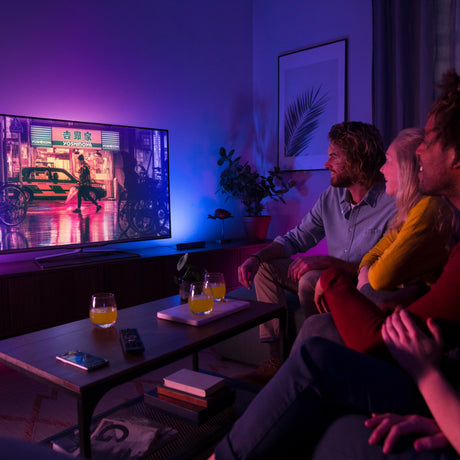 Philips Hue White and Color Ambiance Lámpara de mesa Play negro RGBW 7W 7820330P7 530lm - imagen 4