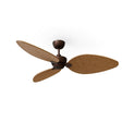 Ventilador de techo Sulion Alma marrón oxidado, brillo, palas madera media 22455