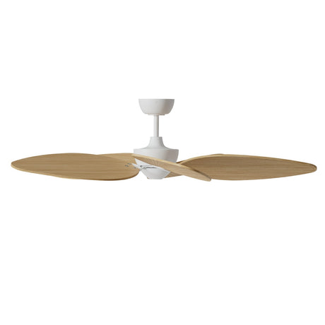 Ventilador de techo Sulion Alma blanco, brillo, palas madera clara 2248158