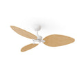 Ventilador de techo Sulion Alma blanco, brillo, palas madera clara 2245898