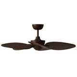 Ventilador de techo con luz Sulion Alma 100cm marrón óxido y madera oscura motor DC — vista 4