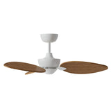 Ventilador de techo con luz Sulion Alma 100cm LED blanco y madera media motor DC CCT — vista 4