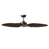 Ventilador de techo con luz Sulion Alma 132cm LED latón y madera oscura motor DC CCT — vista 4