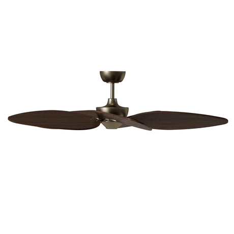 Ventilador de techo con luz Sulion Alma 132cm LED latón y madera oscura motor DC CCT — vista 4