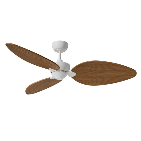 Ventilador de techo Sulion Alma blanco, brillo, palas madera media 2306537
