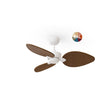 Ventilador de techo Sulion Alma madera blanco apto exterior IP44 2308579