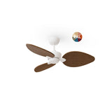 Ventilador de techo Sulion Alma madera blanco apto exterior IP44 2308579