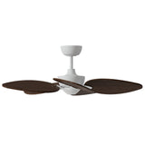 Ventilador de techo con luz Sulion Alma 100cm LED blanco y madera oscura motor DC CCT — vista 4