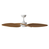 Ventilador de techo con luz Sulion Alma 132cm LED blanco y madera media motor DC CCT — vista 4