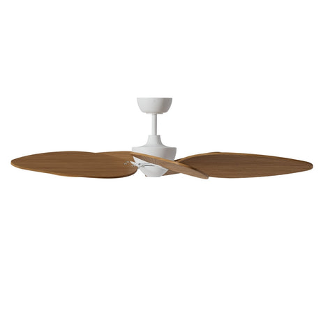 Ventilador de techo con luz Sulion Alma 132cm LED blanco y madera media motor DC CCT — vista 4
