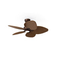 Ventilador de techo Sulion Alma marrón oxidado, brillo, palas madera oscura 2211