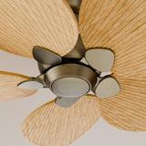 Ventilador de techo Sulion Alma 100cm latón y madera clara motor DC con mando — vista 3