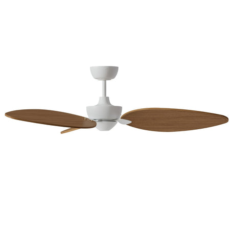 Ventilador de techo con luz Sulion Alma 132cm LED blanco y madera media motor DC CCT — vista 4