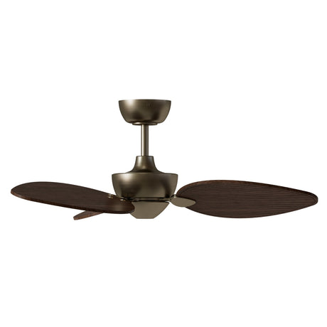 Ventilador de techo Sulion Alma latón, brillo, palas madera oscura 2246444