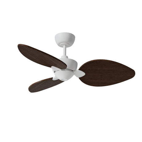 Ventilador de techo Sulion Alma blanco, brillo, palas madera oscura 2247472