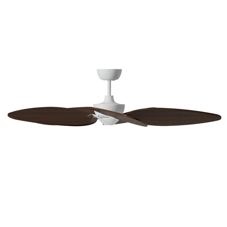 Ventilador de techo con luz Sulion Alma 132cm LED blanco y madera oscura motor DC CCT — vista 4