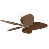 Ventilador de techo con luz Sulion Alma 132cm LED latón y madera oscura motor DC CCT — vista 4