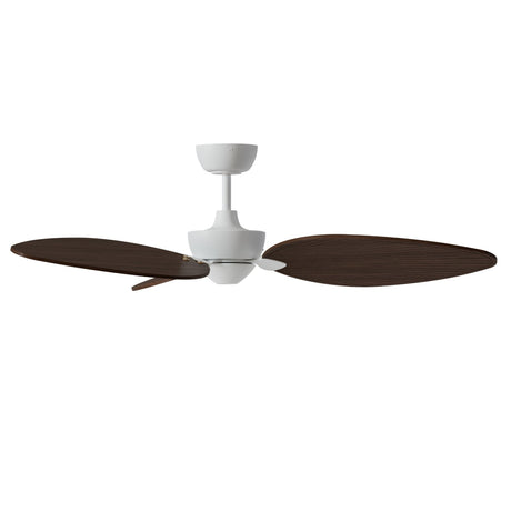 Ventilador de techo Sulion Alma blanco, brillo, palas madera oscura 2248936