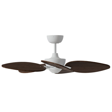 Ventilador de techo Sulion Alma blanco, brillo, palas madera oscura 2309651