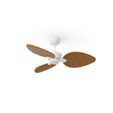 Ventilador de techo con luz Sulion Alma 100cm LED blanco y madera media motor DC CCT — vista 4
